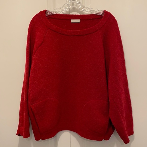Maison Ullens Thick Cashmere-blend Sweater in Red